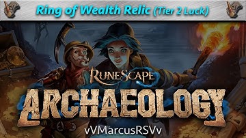 Ring of Wealth Relic - Permanent Tier 2 Luck - Archaeology - RuneScape