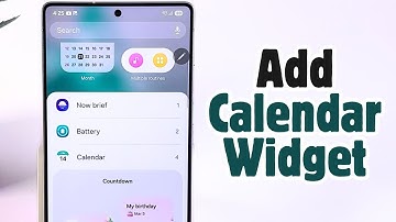 How to Add a Calendar Widget on Samsung Galaxy S25 Ultra