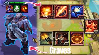 Up Skill Graves Build With Meeple Carry Is Unstoppable | TFT SET 17 RANKED #tftset17