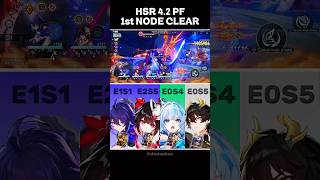 Star Rail 4.2 Pure Fiction Upper Half/1st Node Clear E1 Seele E2 Sparkle E0 Cerydra E0 DHPT