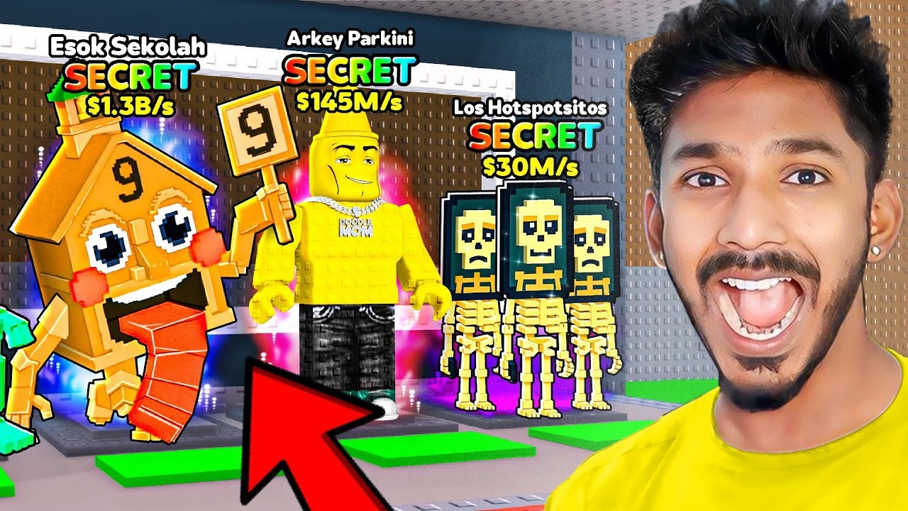 Opening 100 LUCKY BLOCKS in Steal a Brainrot - Roblox Tamil Gameplay