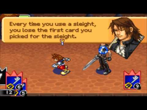 [GBA] Kingdom Hearts: Chain of Memories [Sora] Прохождение / Walkthrough part 1