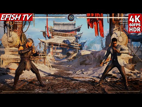 Smoke vs Kenshi (Hardest AI) - Mortal Kombat 1 | 4K 60FPS HDR