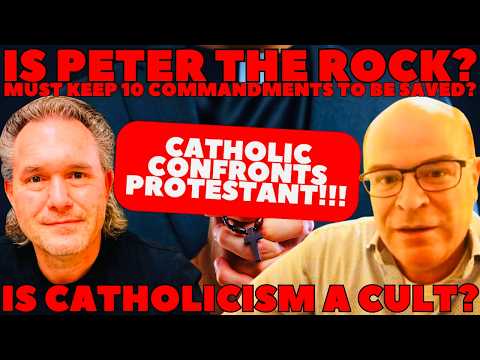 Catholic CONFRONTS Protestant on Catholicism is a Cult and 10 Commandments Are Required to Be Saved!