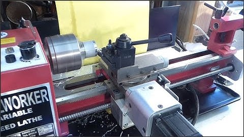 A CNC mini-lathe conversion Harbor freight/grizzly 7 x 14-inch Mach3 turn wizards basic operation