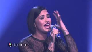 Demi Lovato Performs 'Stone Cold' on The Ellen DeGeneres