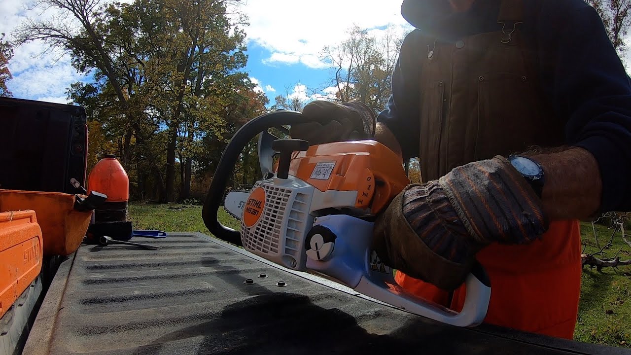 STIHL MS 261 FIRST IMPRESSIONS ! - YouTube