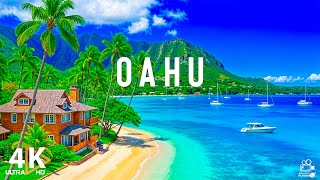 Oahu 4K UHD | Breathtaking Aerial Views of Hawaii’s Stunning Beaches and Lush Landscapes