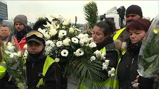 Hommage Des Gilets Jaunes Davignon Nord À Denis David