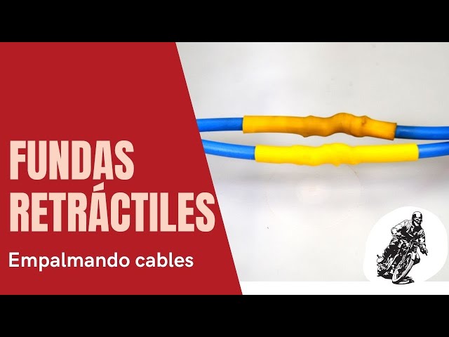 Cómo empalmar un cable usando funda Termoretráctil o retráctil