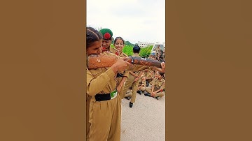 Jai Hind 🇮🇳NCC Firing Training in Camp #ncc #army #viralshorts
