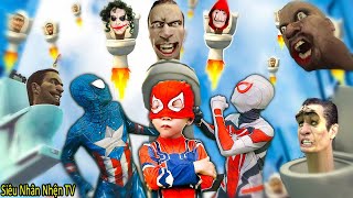 Siêu Nhân Nhện Chiến Đấu Chống Lại Skibidi Toilet  || Spider-Man Family