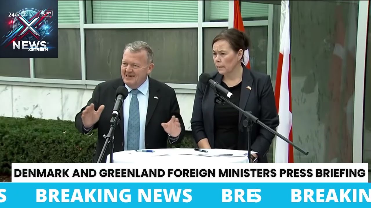 🚨 BREAKING: Greenland & Denmark Foreign Ministers Hold Press Briefing After Talks with JD Vance