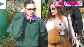 Kendall Jenner, Hailey Bieber & Lauren Perez Go Vintage Clothes Shopping After Their Workout In L.A.