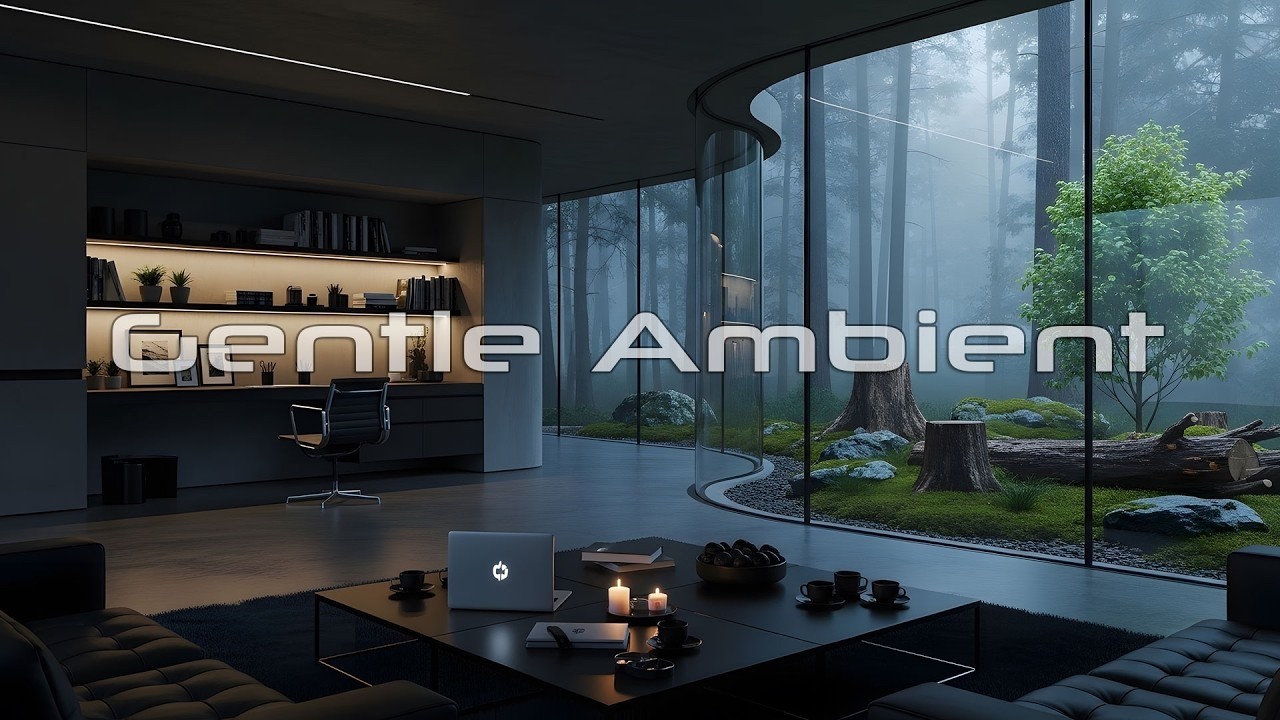 Calm Deep Work Music with Soft Ambient Tones 🌊