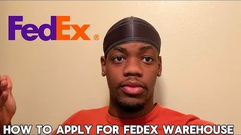 how to apply for fedex warehouse