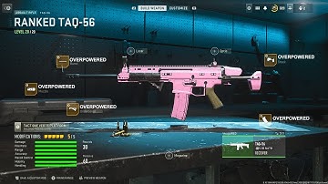 the *NEW* RANKED TAQ 56 CLASS is LIKE AIMBOT in MW2! (Best TAQ 56 Class Setup) - Modern Warfare 2