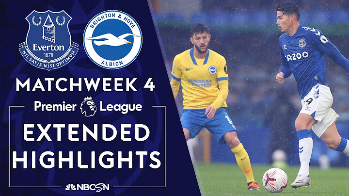 Everton v. Brighton | PREMIER LEAGUE HIGHLIGHTS | 10/3/2020 | NBC Sports