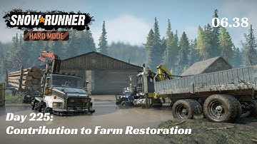 SnowRunner Hard Mode - R06 E38 - Contribution to Farm Restoration