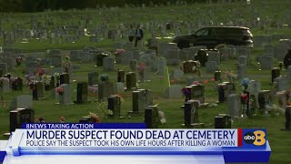 Murder suspect dead after shooting at Richmond cemetery