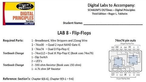 Digital Lab 8 - Flip Flops
