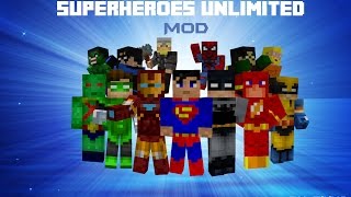 Обзоры модов на Minecraft с Flaming'ом №1.1 Мод на супер героев Unlimited Superheroes