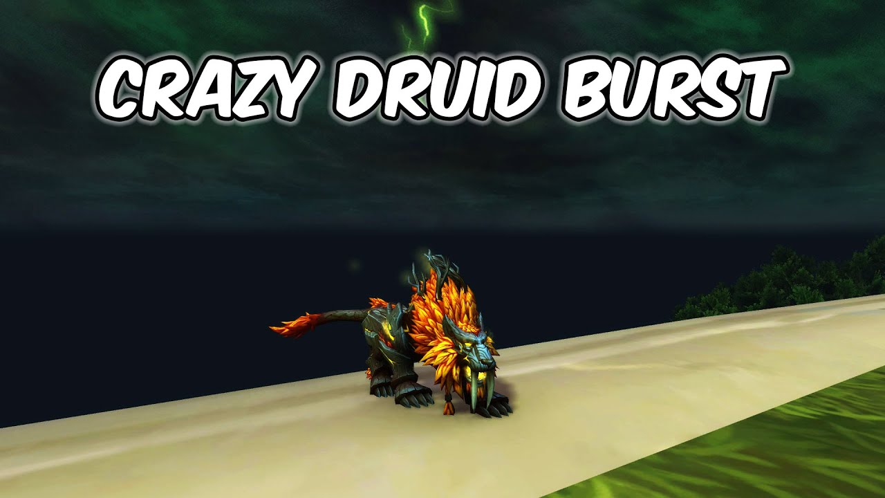 CRAZY DRUID BURST - Feral Druid PvP - WoW Shadowlands 9.0.2