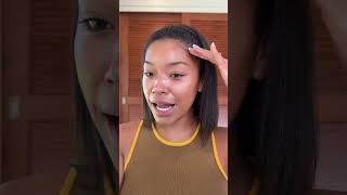 Im so sorry for neglecting my natural glam girlies Im here💚 #short #shorts #leilauigreenn