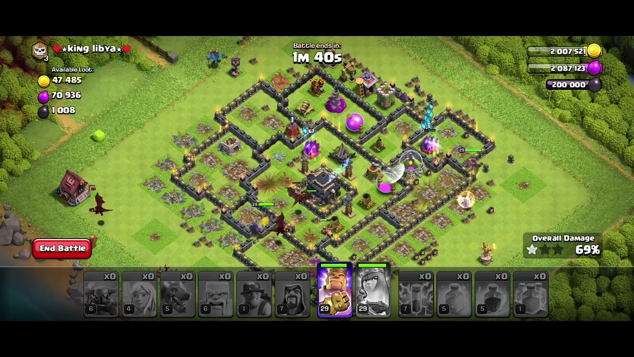 Clash of clans red 10 level base 3 star ⭐⭐⭐ #clashofclans #coc # ...