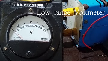Calibration of Low Range Voltmeter