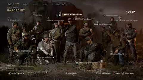 COD:WW2 HARDPOINT GAMEPLAY