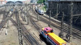 Stazione centrale di Praga - manovre