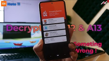 Install Orange Fox Recovery on Redmi Note 11   Decrypt Android 11,12 and 13