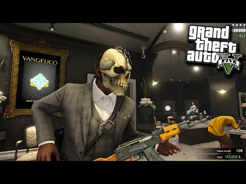 КАК УСТАНОВИТЬ МОД НА ОГРАБЛЕНИЕ ЮВЕЛИРНОГО МАГАЗИНА В ГТА 5! The Vangelico Heist - ОБЗОР В GTA 5!