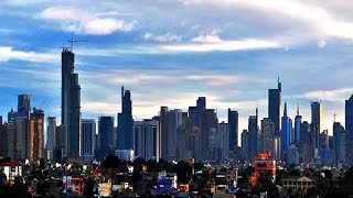 manila metro skylines cbd cities