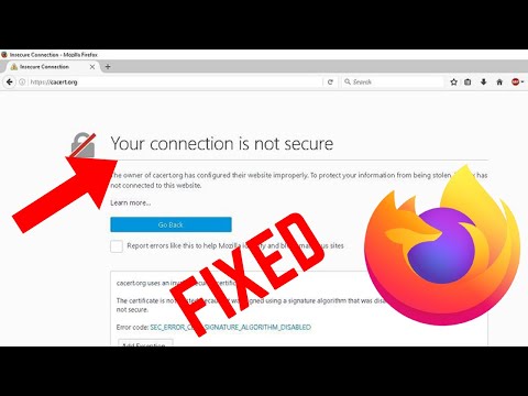 How To Fix Connection Not Secure On Firefox