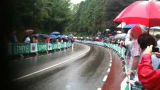 La Vuelta 2009 (64e editie) 1 september doorkomst kopgroep Cauberg met Lars Boom op 117km