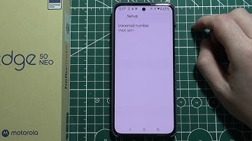 Motorola Edge 50 Neo How to Set Up Voicemail