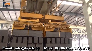 Automatic stacking system for clay brick making line