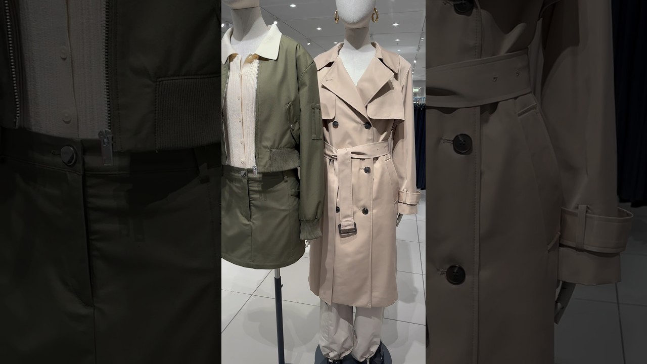 New in H&M✨trench coat is back😍link in the description 