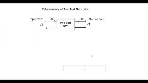 Y Parameters or Short Circuit Admittance Parameters