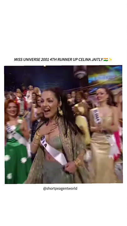 When Celina jaitley Miss universe india 🇮🇳 2001 made in the top 10 finalists of #missuniverse2001