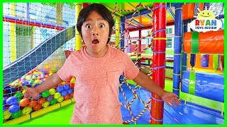 Ryan's Toys Went Missing Pretend Play at Indoor Playground!!!