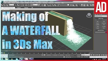 Making Waterfalls in 3ds Max with Particles | 2017 | Beginners Water Animation/Effects Tutorial |