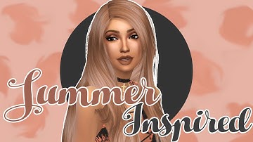 The Sims 4 l Create A Sim l Summer Inspired