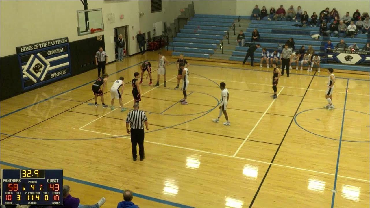 Central Springs vs. NashuaPlainfield Varsity Mens' Basketball YouTube