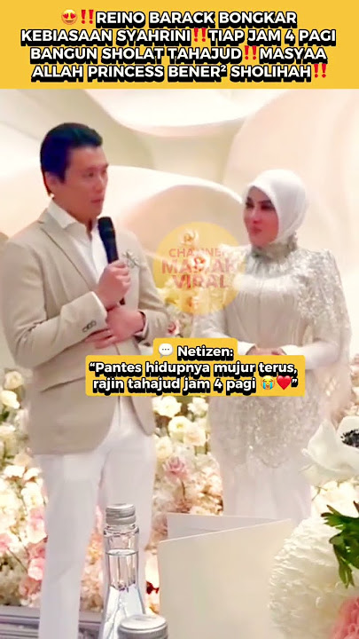 Heboh kebiasaan syahrini di bongkar sang suami😍‼️semua takjub dong ‼️ #fypindonesia #beritaartis