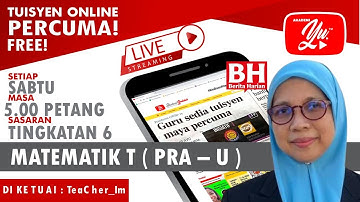 🔴 [LIVE] CURVE SKETCHING - MATHEMATICS T STPM BY TEACHER ZAINARIAH  #10 #TUISYENPERCUMA