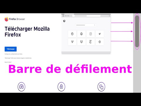 Ajuster la taille de la barre de défilement de Firefox