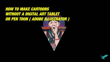 Vector art portrait in adobe illustrator with mouse | Time lapse video |  Speedart